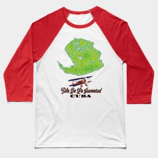 isla de la juventud map poster Baseball T-Shirt